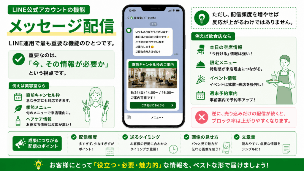 メッセージ配信